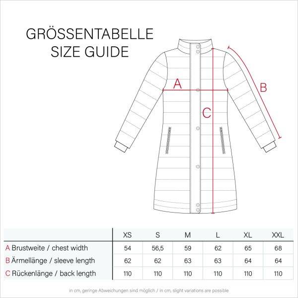 Navahoo Navahoo Kuschelmausi lange Damen Winterjacke Sonderangebot der Fabrik