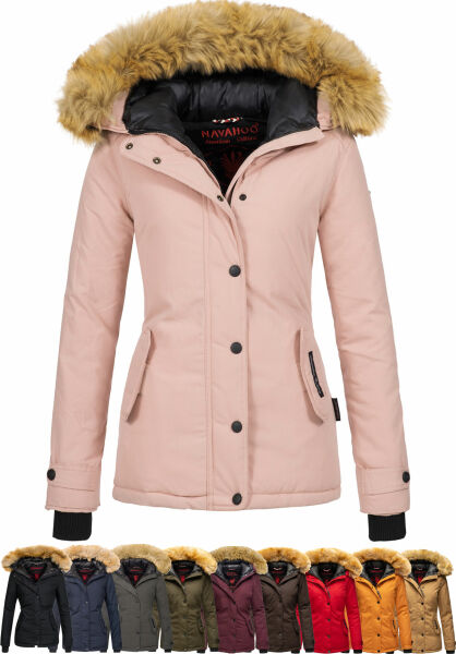 Navahoo Navahoo Laura warme Damen Winterjacke mit Kapuze Bis zu 55% Rabatt
