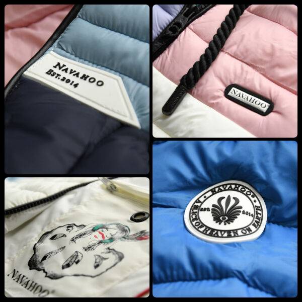 Navahoo Navahoo Lulana Multikulti Damen Steppjacke Colour Blocking Design Clearance-Verkauf