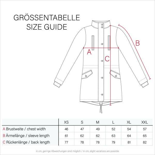 Navahoo Navahoo Luluna Damen Winterjacke mit Kunstfell Kostenloser Versand international