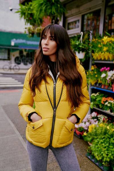 Navahoo Navahoo Megan Damen Winter Steppacke mit Kapuze Black Friday Preise