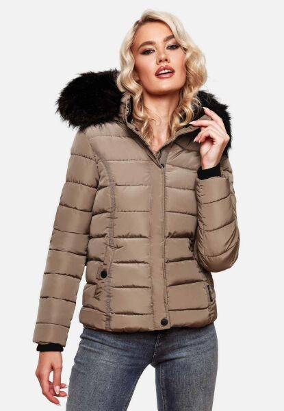 Navahoo Navahoo Miamor Damen Steppjacke mit Teddyfell 50% Rabatt für begrenzte Zeit