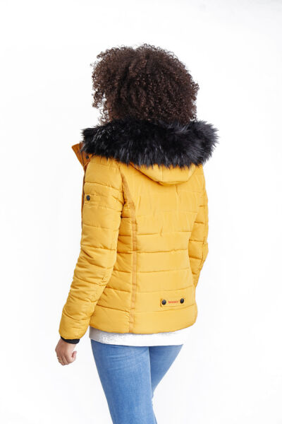 Navahoo Navahoo Miamor Damen Steppjacke mit Teddyfell 50% Rabatt für begrenzte Zeit