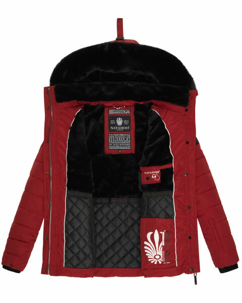 Navahoo Navahoo Milianaa Winter Jacke Stepp Kurzjacke gefüttert Kapuze Kunstfell Rabatte dieses Monats