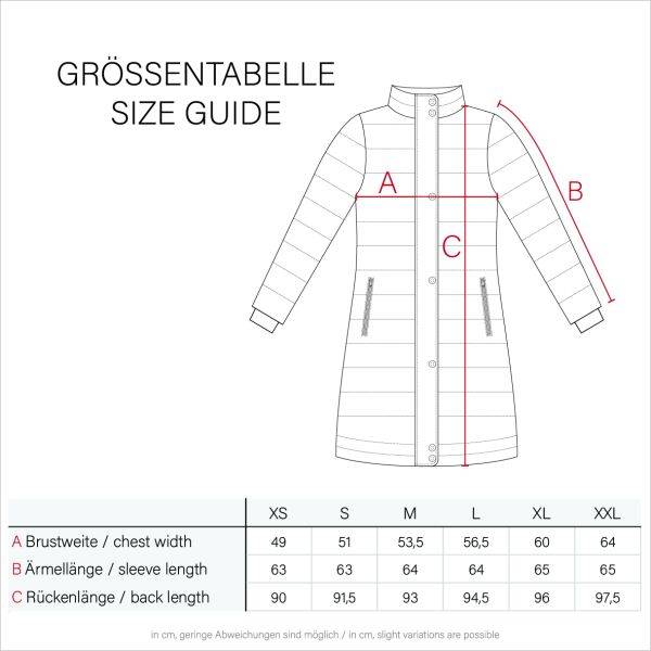 Navahoo Navahoo Papaya Damen gesteppte Winterjacke im Angebot