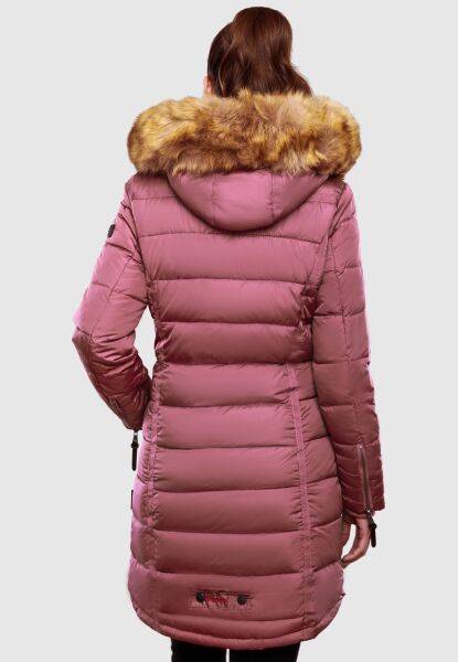 Navahoo Navahoo Papaya Damen gesteppte Winterjacke im Angebot