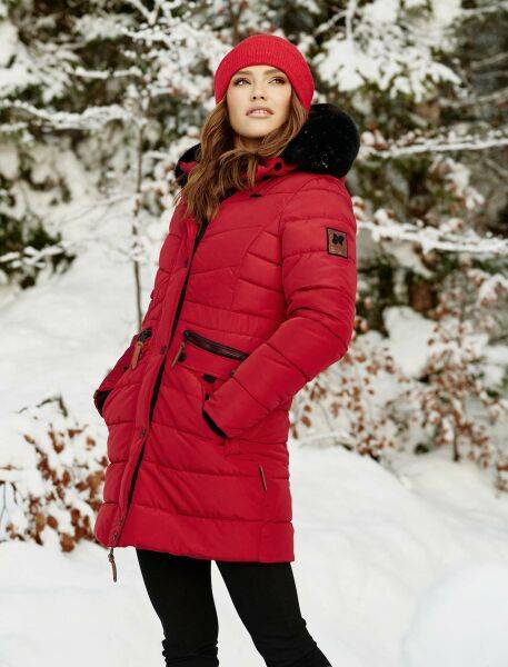 Navahoo Navahoo Paula Damen Parka Winterjacke Gefüttert Schlussverkauf