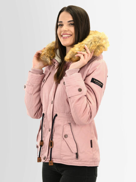 Navahoo Navahoo Pearl Damen Winterjacke mit Kunstfell Günstiger Verkauf