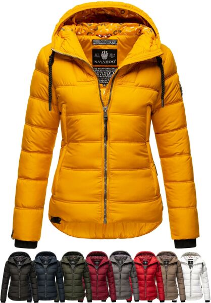 Navahoo Navahoo Renesmee Damen Winter Steppjacke mit Kapuze Limitierter Zeitrabatt