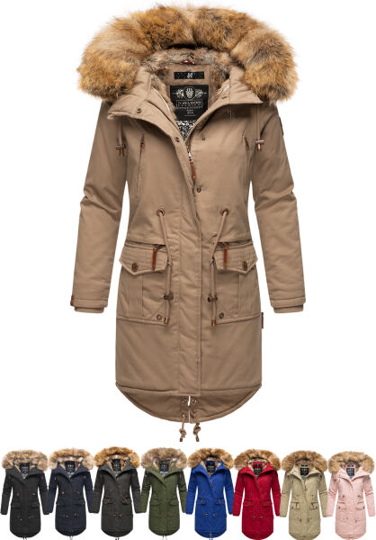 Navahoo Navahoo Rosinchen Damen Winterjacke mit Kapuze Fabrik Onlineshop