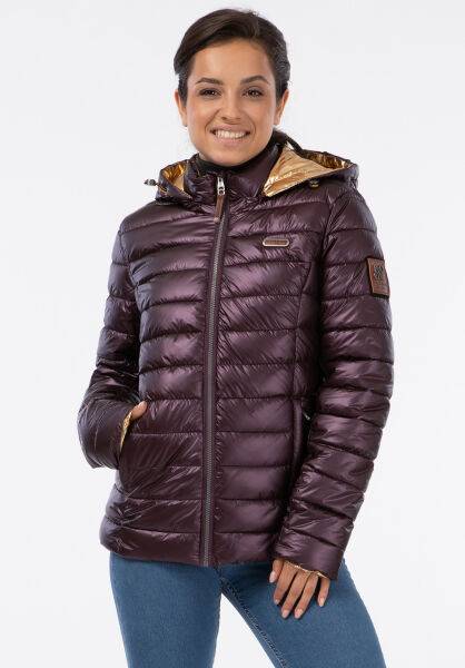 Navahoo Navahoo Aurelianaa Damen glänzende Steppjacke Kauf eins, bekomm eins gratis