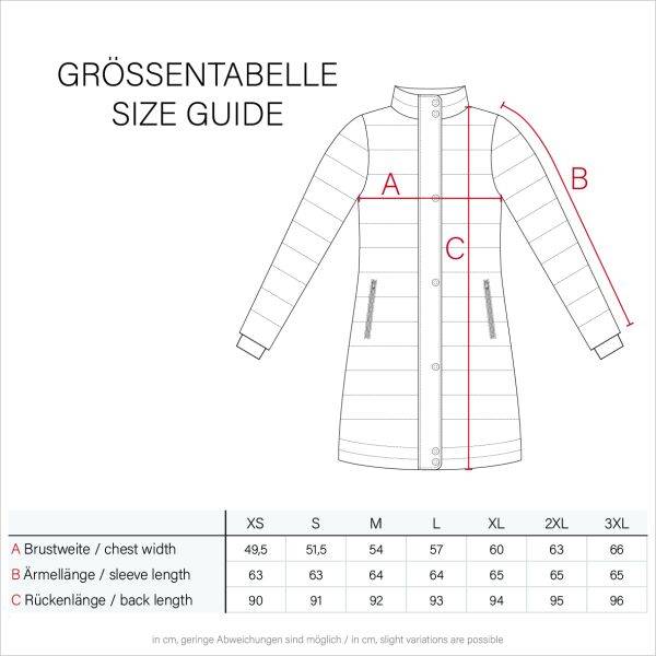 Navahoo Chaskaa Damen lange Winter Steppjacke mit KunstfellKragen Bis zu 55% Rabatt