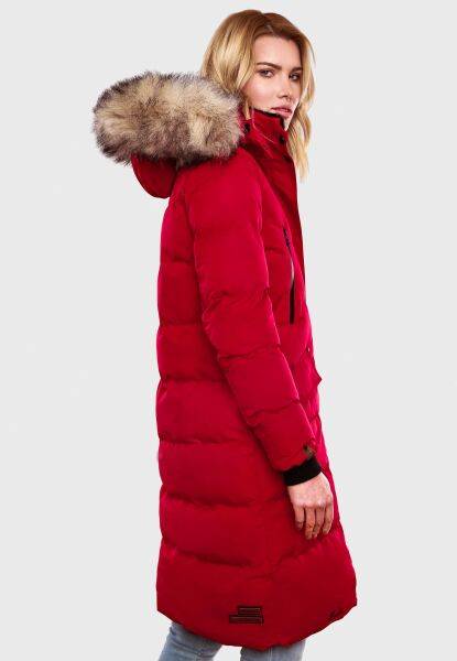 Navahoo Schneesternchen Damen lange Winter Steppjacke mit Kapuze Riesige Rabatte