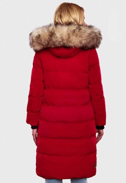 Navahoo Schneesternchen Damen lange Winter Steppjacke mit Kapuze Riesige Rabatte