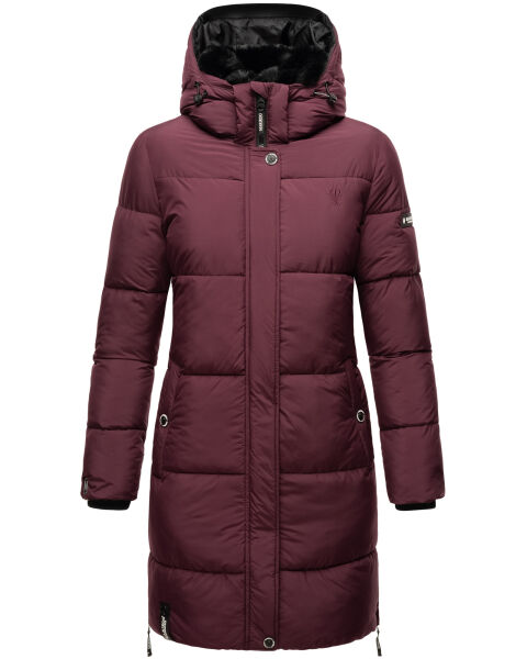 Navahoo Streliziaa Damen lange Winter Steppjacke Fellkragen 50% Rabatt mit kostenlosem Versand
