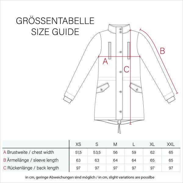 Navahoo Navahoo Cosimaa Damen Parka Winterjacke mit Regenschirm und Tragetasche Im Verkauf