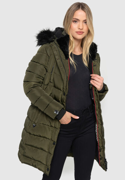 Navahoo Navahoo Lotusblüte Princess Damen lange Winter Steppjacke 2025