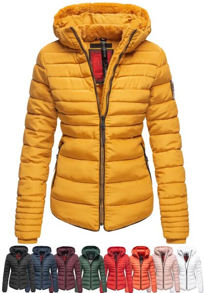 Navahoo Amber Damen Winter Steppjacke mit Teddyfell Hotsell