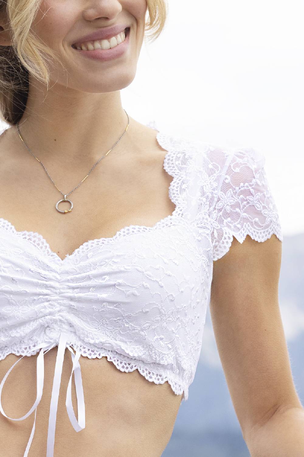 Nina Von C. Dirndl-Bluse Nina, kurzarm Sonderangebote