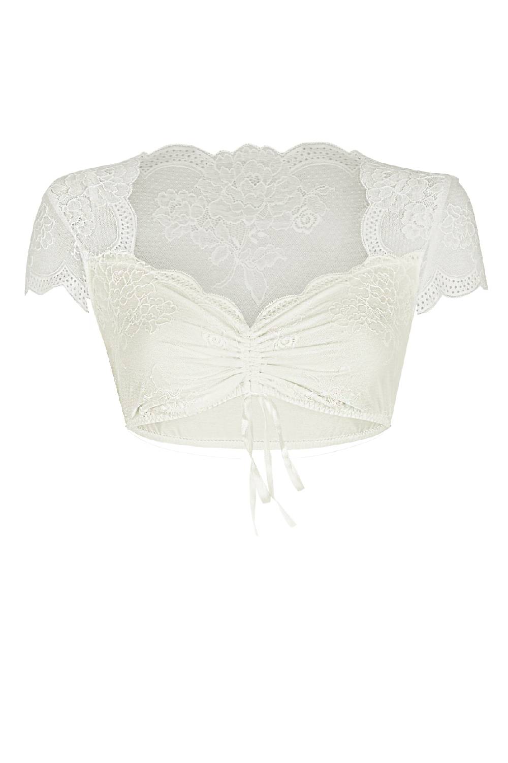 Nina Von C. Dirndl-Bluse Sybille, kurzarm Kostenlose Rückgabe