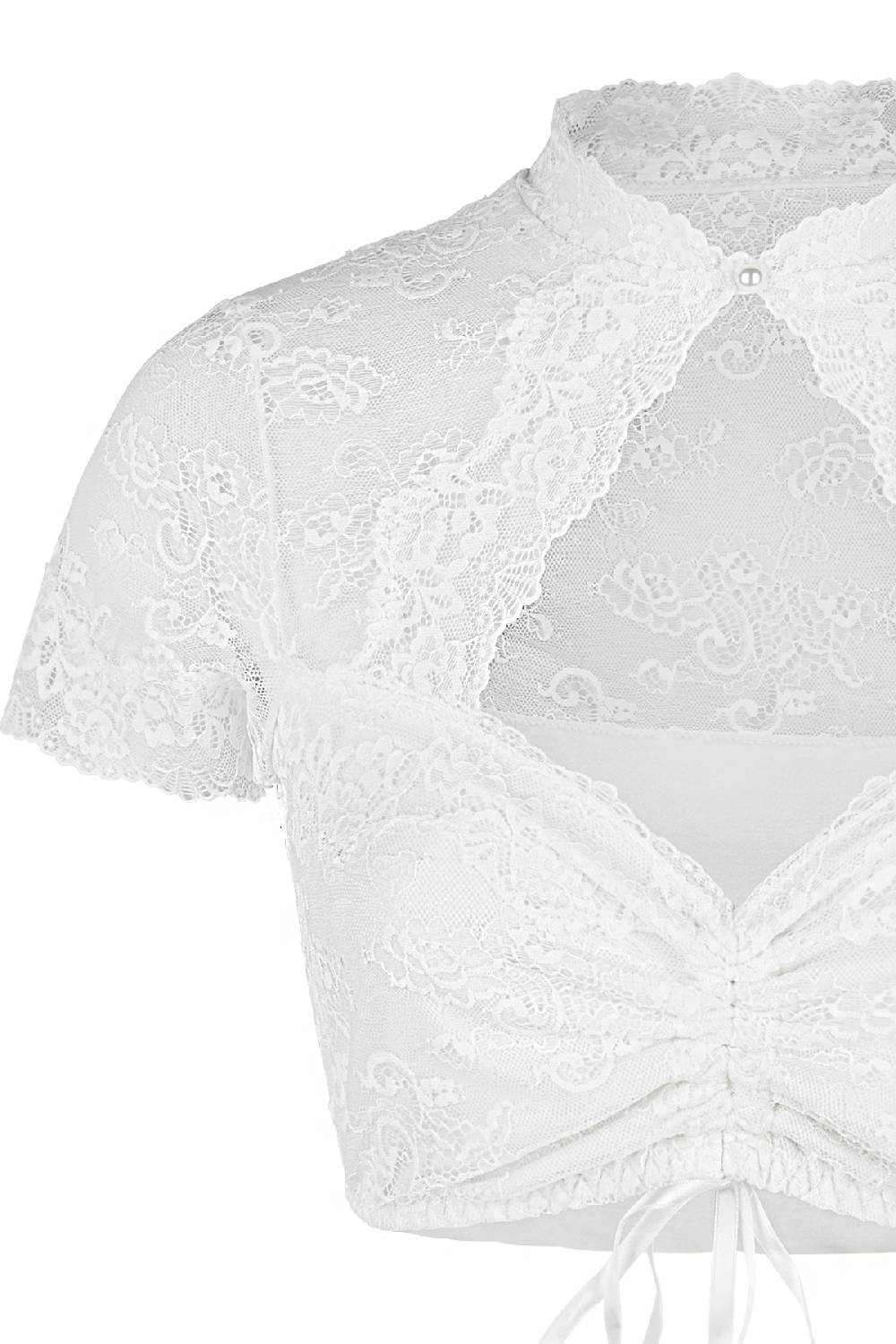 Nina Von C. Dirndl-Bluse Giulia, kurzarm Riesige Rabatte