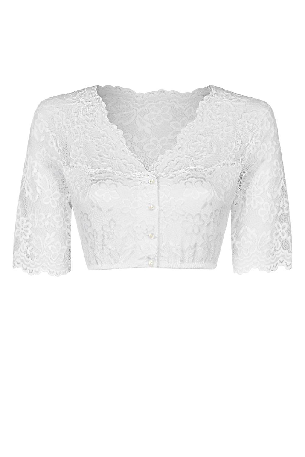 Nina Von C. Dirndl-Bluse Waltraud, halbarm Sonderangebot