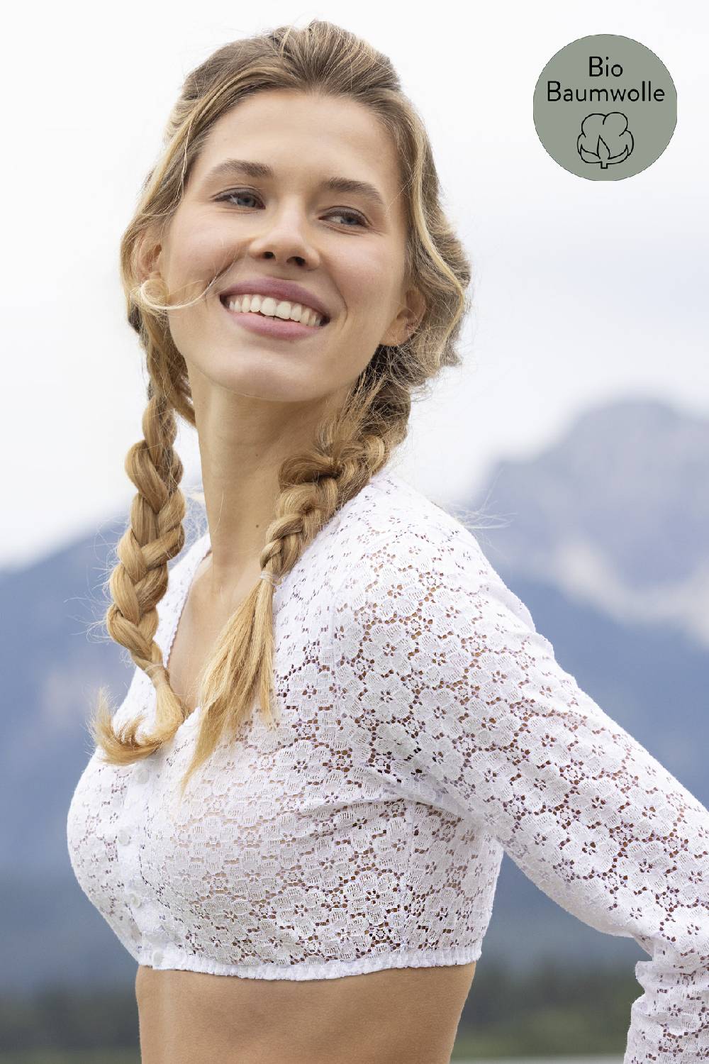 Nina Von C. Dirndl-Bluse Sabine, 3/4 Arm Online Shopping