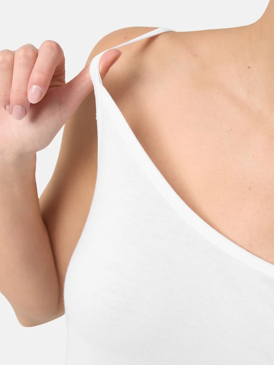 Nur Die Unterhemd Damen - weiß - Größe 44-46 Großer Ausverkauf