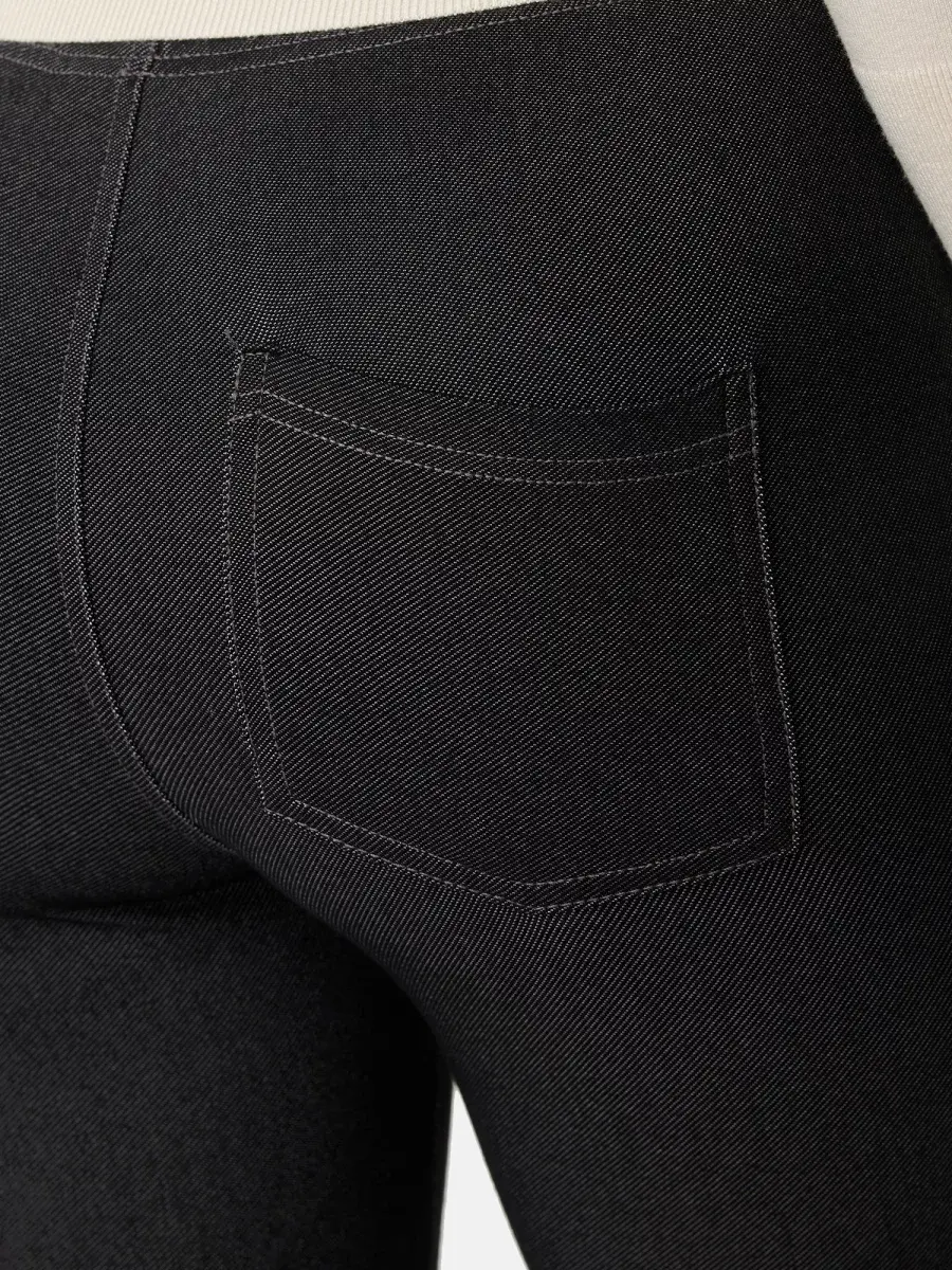 Nur Die Treggings in Jeans-Look - Relax & Go - schwarz - Größe 46-48 Exklusivangebot