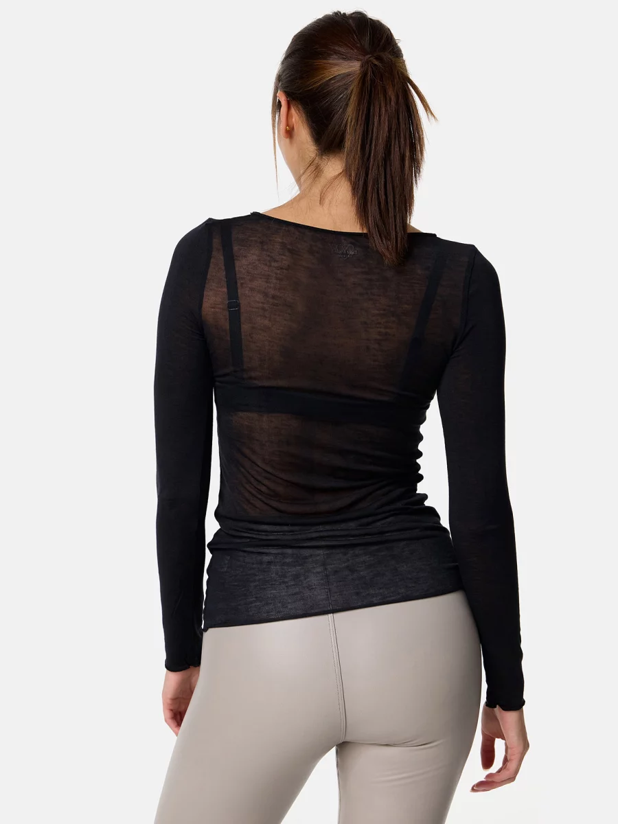 Nur Die Longsleeve Wide Neck Black Friday