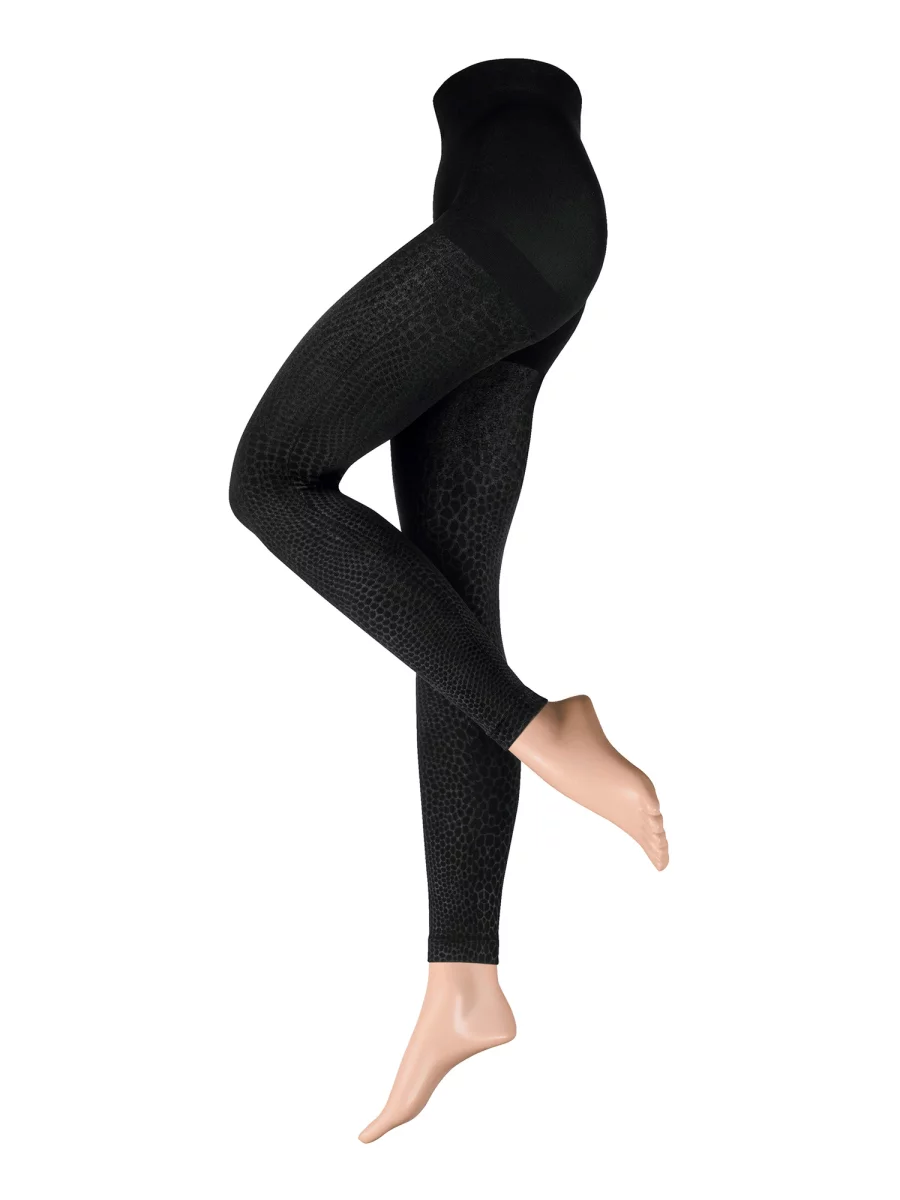Nur Die Leggings Wohlig-Warm - croco - Größe 38-40