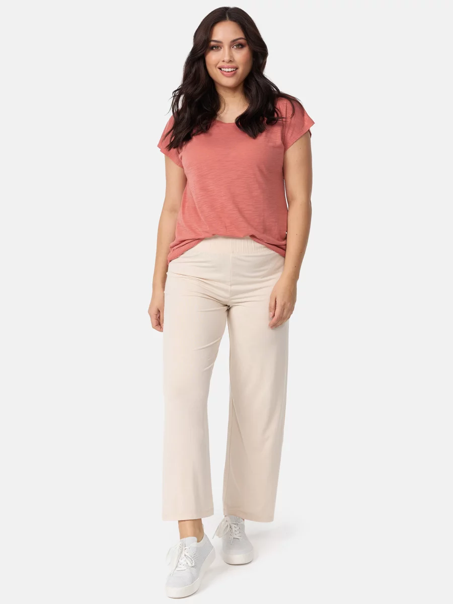 Nur Die Lounge Hose - Relax & Go - hellbeige - Größe 40-42 Muttertagsangebot