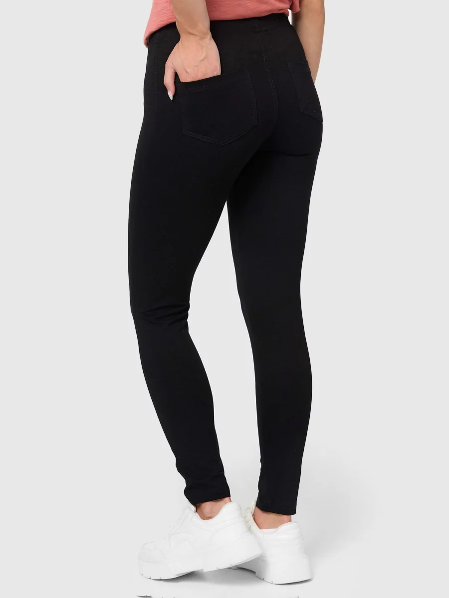 Nur Die Treggings Pure Black - Relax & Go - schwarz - Größe 44-46 Lagerräumung