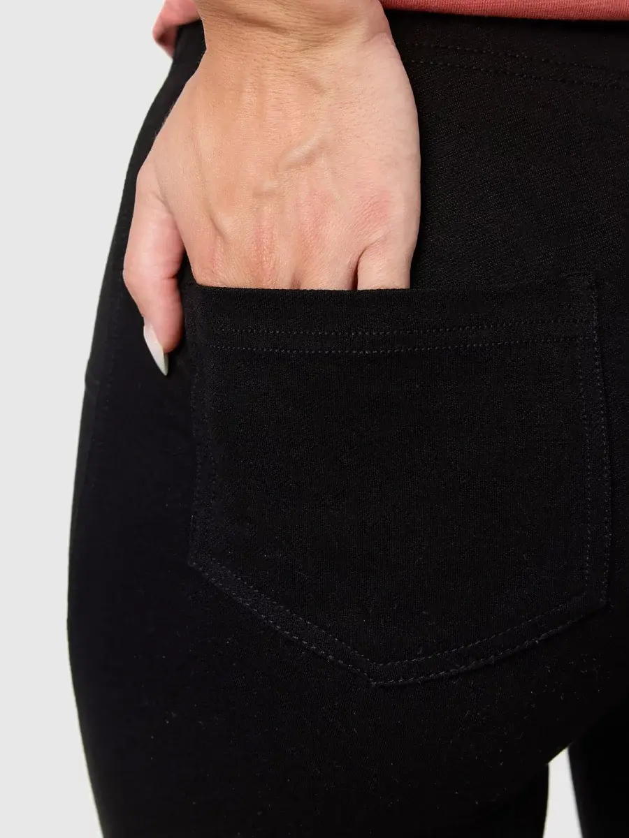 Nur Die Treggings Pure Black - Relax & Go - schwarz - Größe 44-46 Lagerräumung