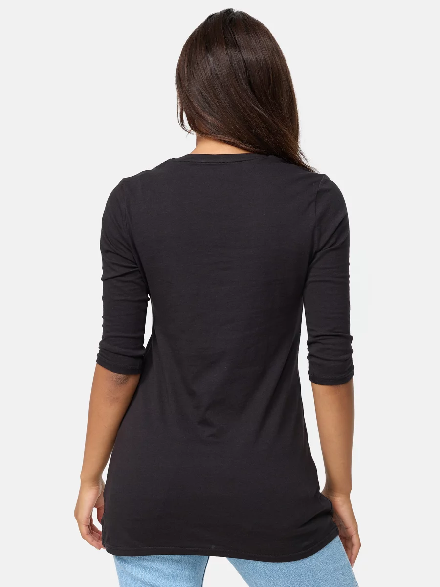 Nur Die Long-Shirt - Relax & Go - schwarz - Größe 48-50 Sonderangebote