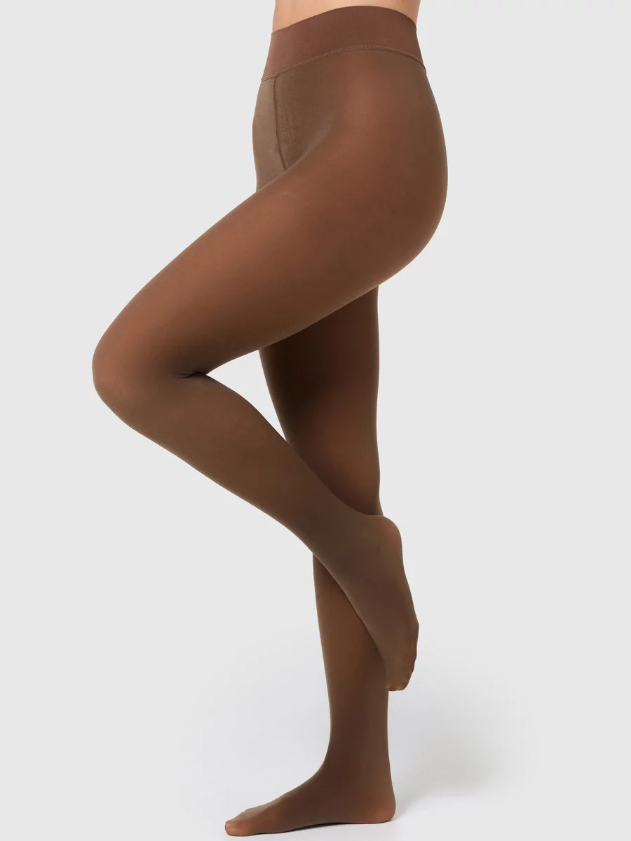 Nur Die Strumpfhose Warm & Transparent strapazierfähig 80 DEN - braun - Größe 40-44 Tiefpreis