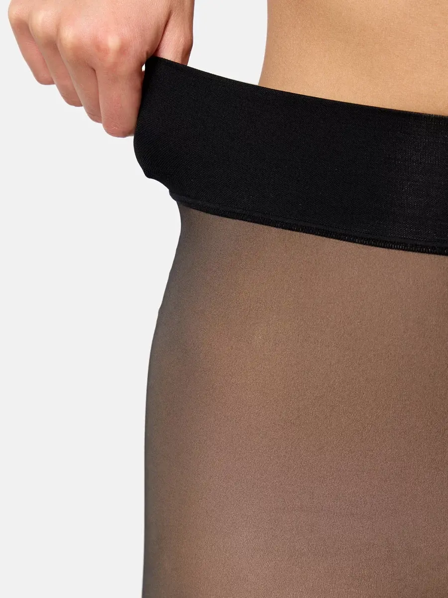Nur Die Strumpfhose Warm & Transparent strapazierfähig 80 DEN Print - Herzdesign - Größe 40-44 Letzte 2 Tage
