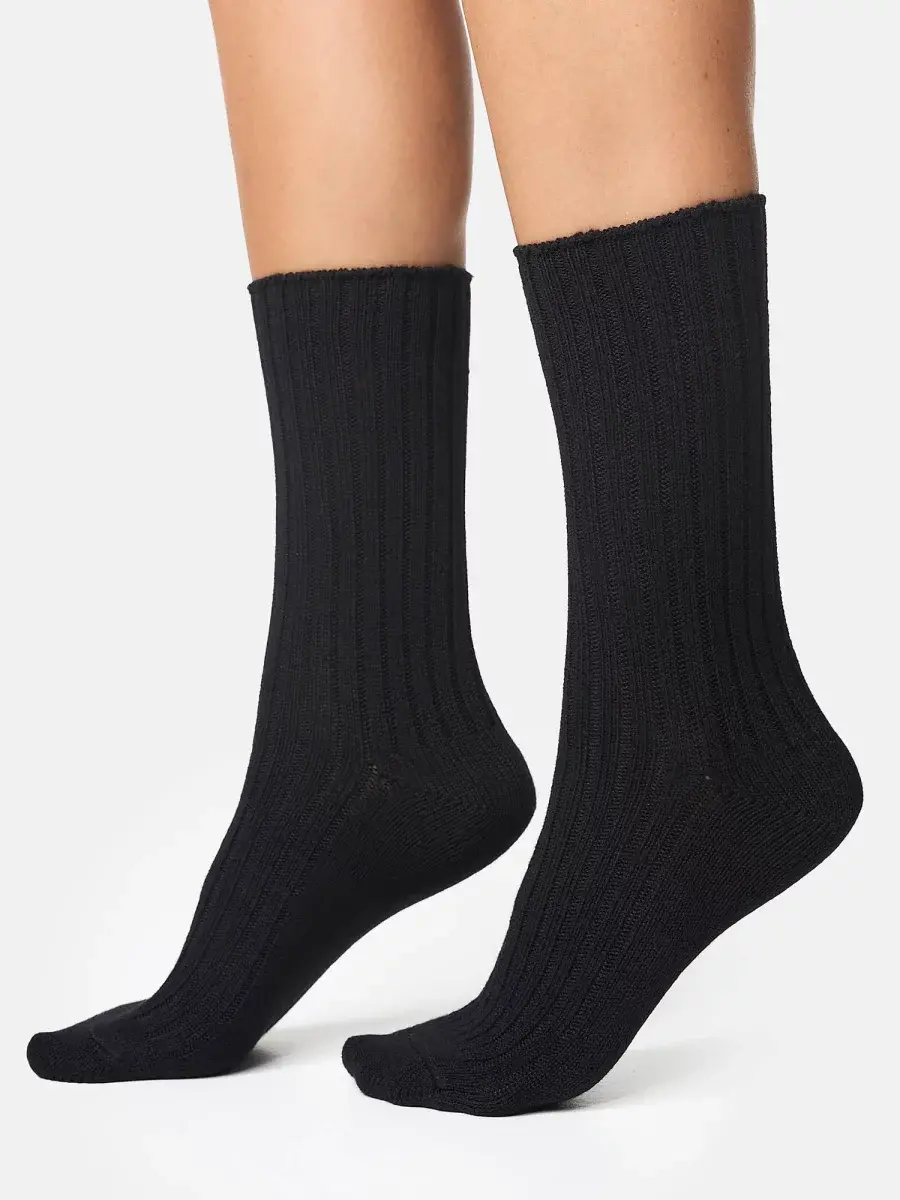 Nur Die Bambus¹ Boots Socke - schwarz - Größe 35-38 Begrenzt auf 3 Tage