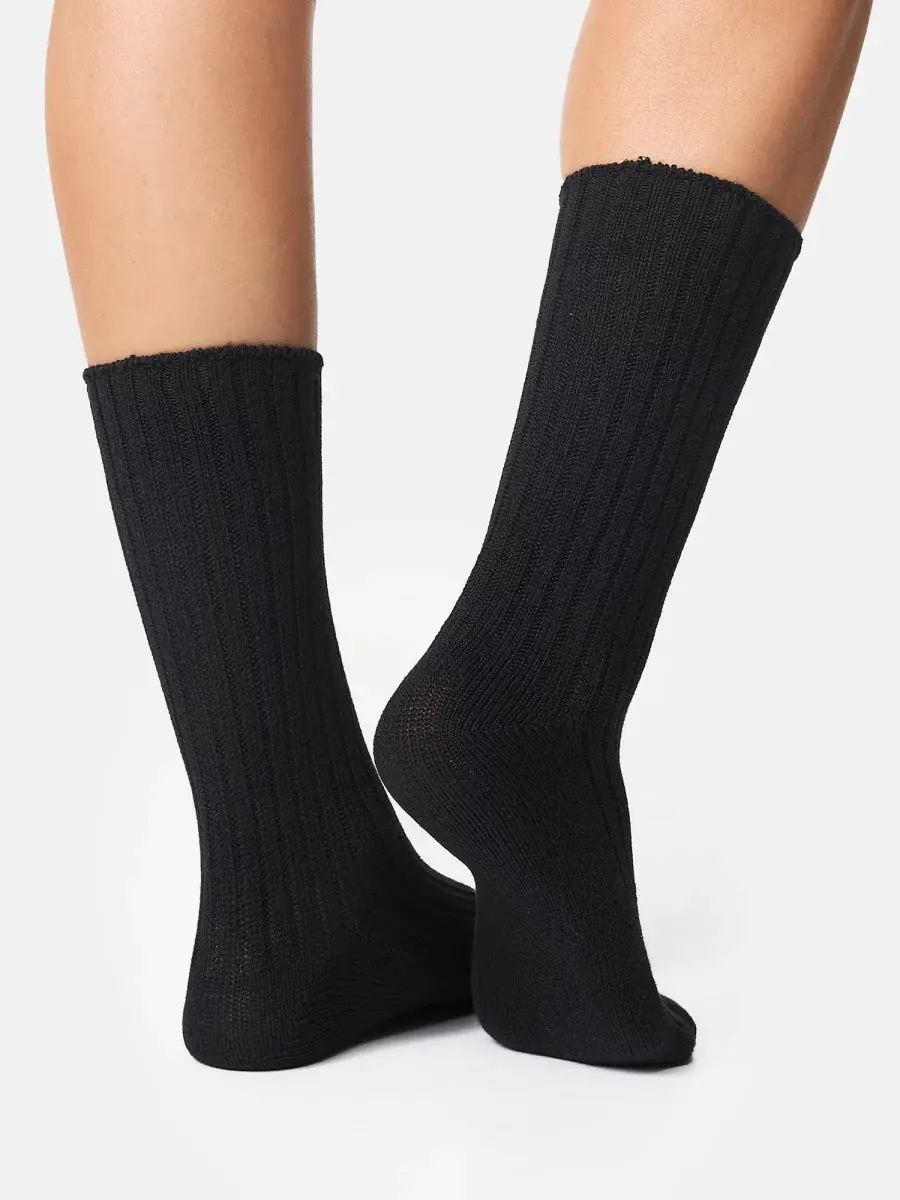 Nur Die Bambus¹ Boots Socke - schwarz - Größe 35-38 Begrenzt auf 3 Tage