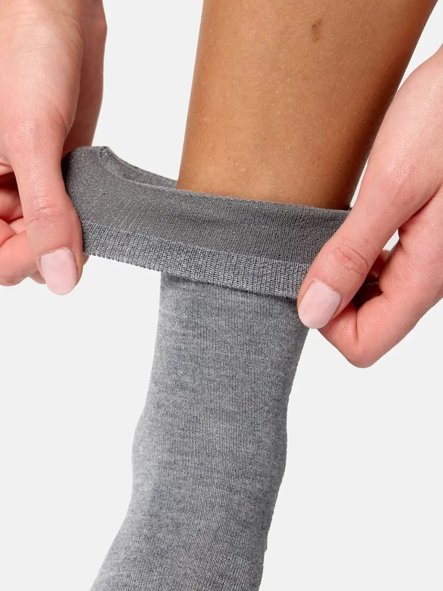 Nur Die Socke Komfort Bund Bambus¹ - hellgraumelange - 35-38 Günstiger Verkauf