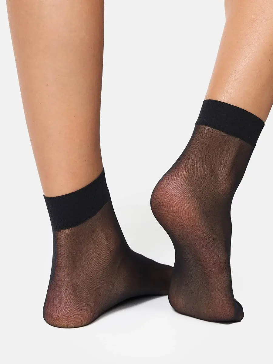Nur Die Söckchen 20 DEN 2er Pack - schwarz - one size Blitzverkäufe