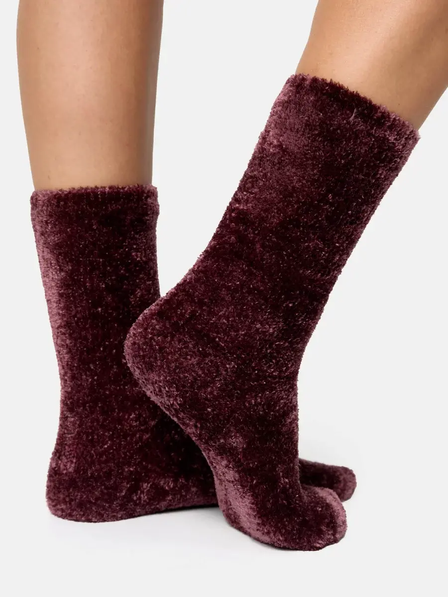 Nur Die Supersoft Socke 2.0 - bordeaux - Größe 35-38 Rabatt