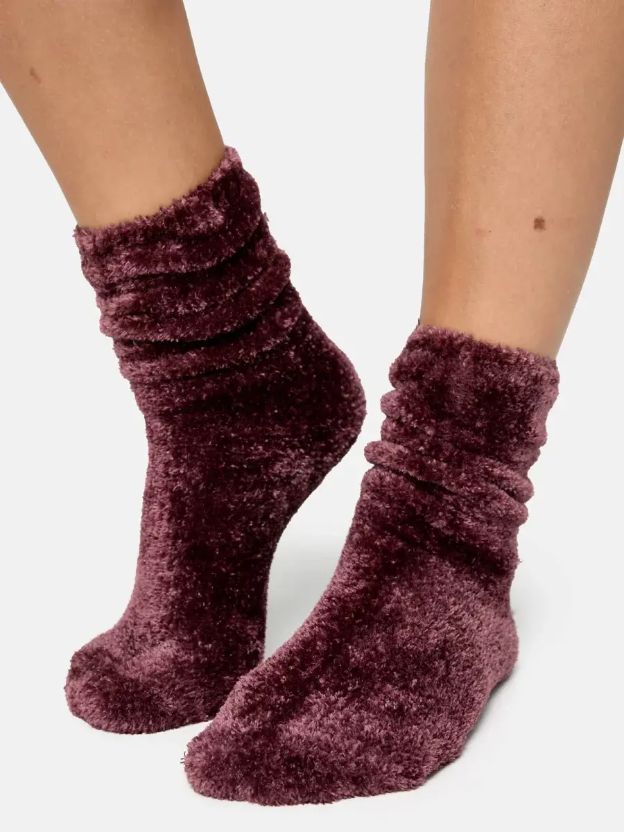 Nur Die Supersoft Socke 2.0 - bordeaux - Größe 35-38 Rabatt
