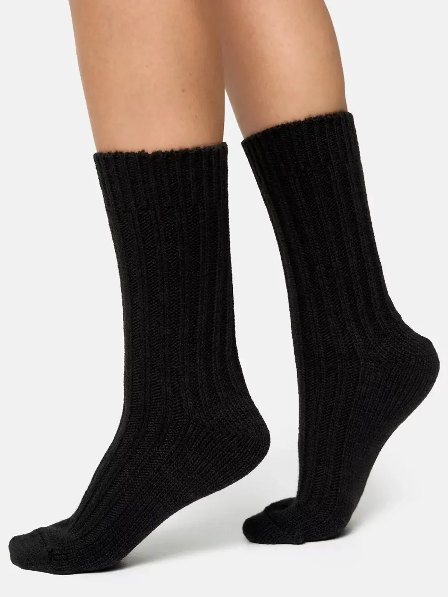 Nur Die Weich & Warm Socke - schwarz - Größe 35-38 Exklusivangebot