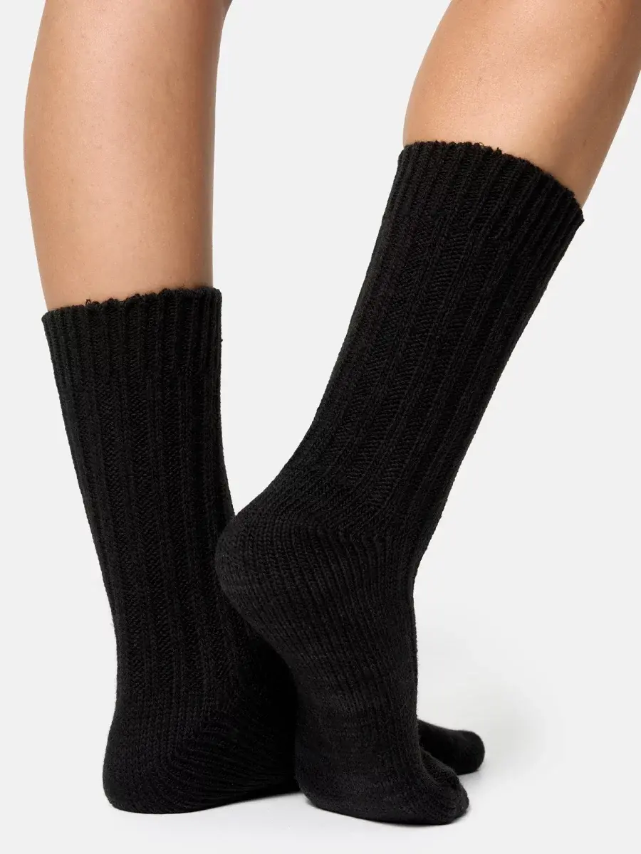 Nur Die Weich & Warm Socke - schwarz - Größe 35-38 Exklusivangebot