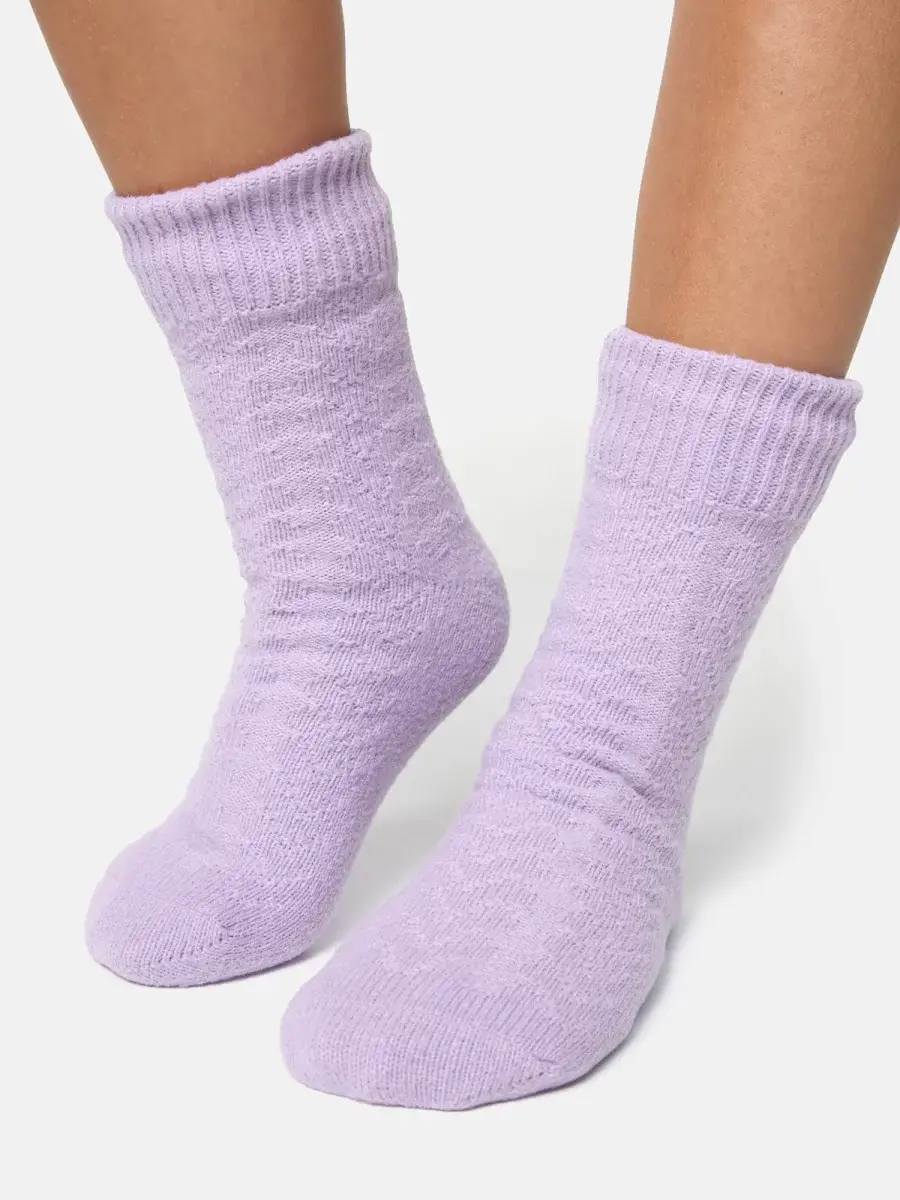 Nur Die Flausch Socke - flieder - Größe 40-41 Preisnachlass