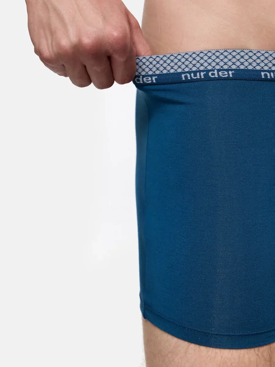 Nur Die Boxershorts Modal-Cotton - petrolblau - Größe 7 | XL | 54 Räumungsverkauf