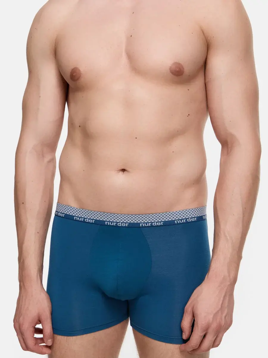 Nur Die Boxershorts Modal-Cotton - petrolblau - Größe 7 | XL | 54 Räumungsverkauf