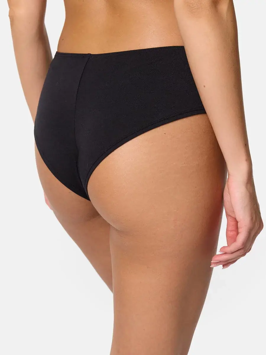 Nur Die Hipster Slip 2er Pack - schwarz - Größe 40-42 Kauf eins, bekomm eins gratis