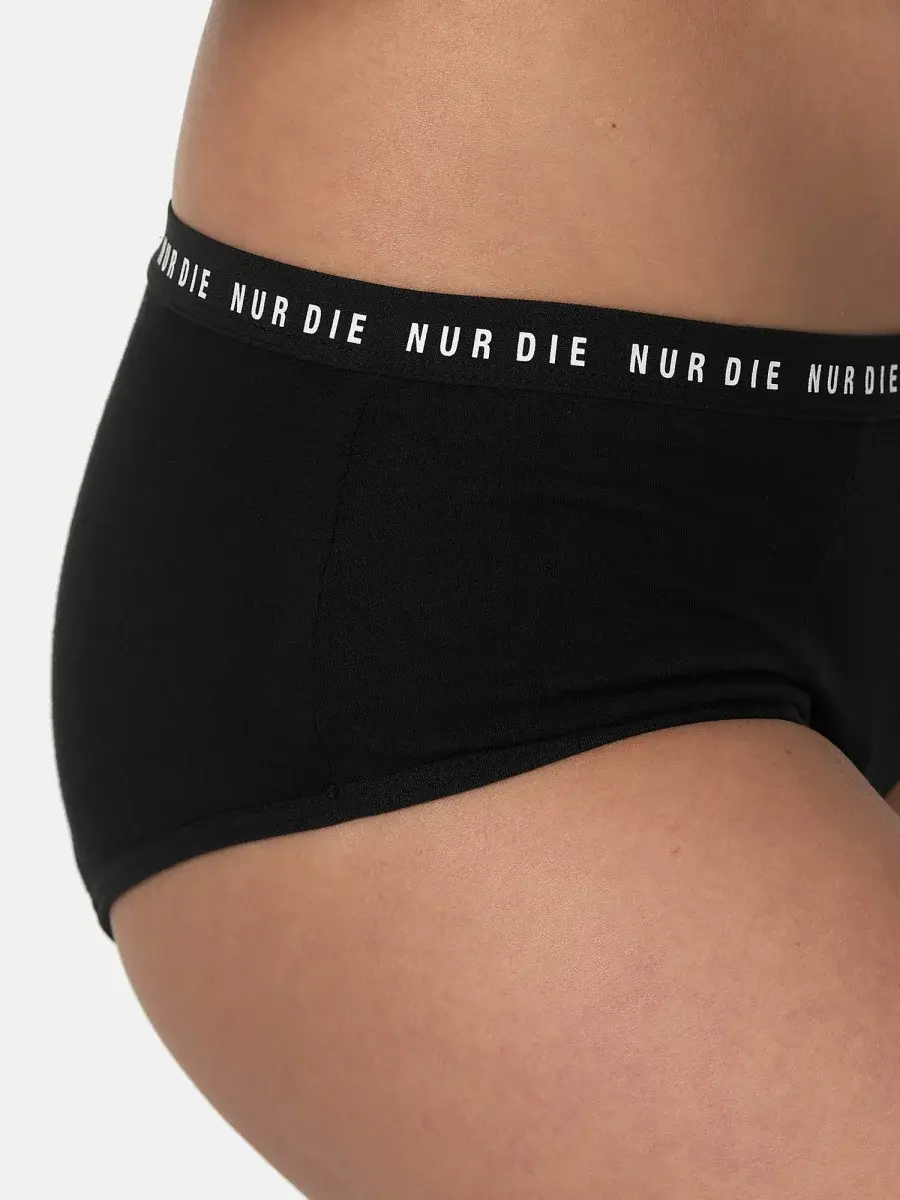 Nur Die Probierpack Periodenunterwäsche Alles Geregelt Panty mittelstark + extrastark - schwarz - Größe 44-46 Tägliche Deals